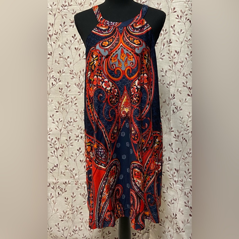 Venus - Women’s Paisley Printed Mini Dress (NWT)